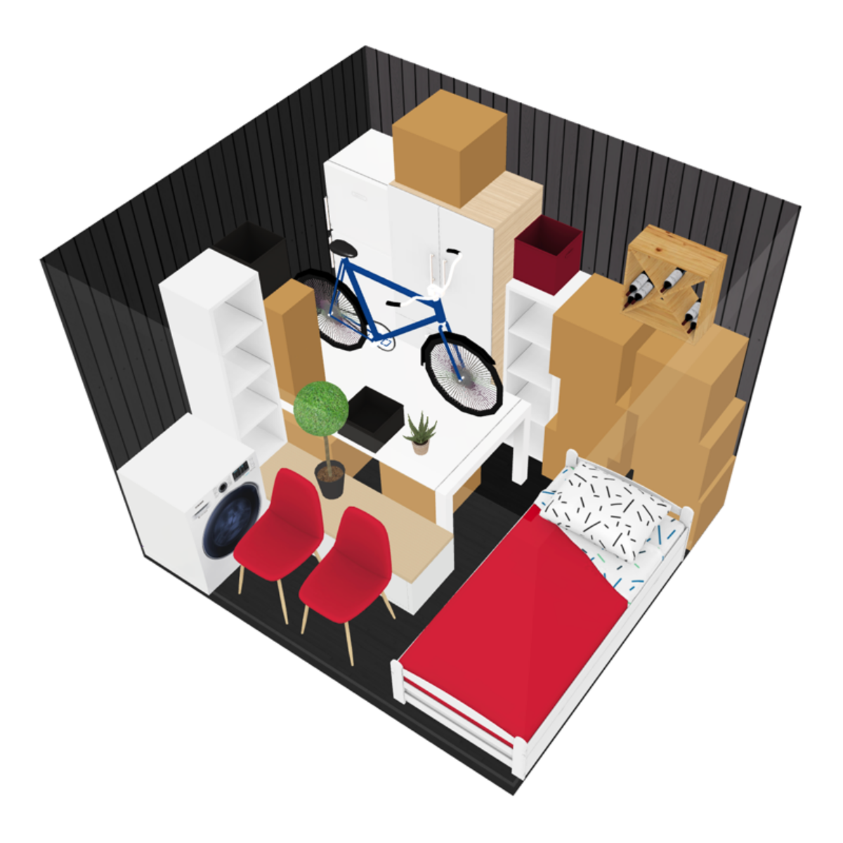 Storage unit of 20m3 (8m2) Calais CLASSE BOX Calais