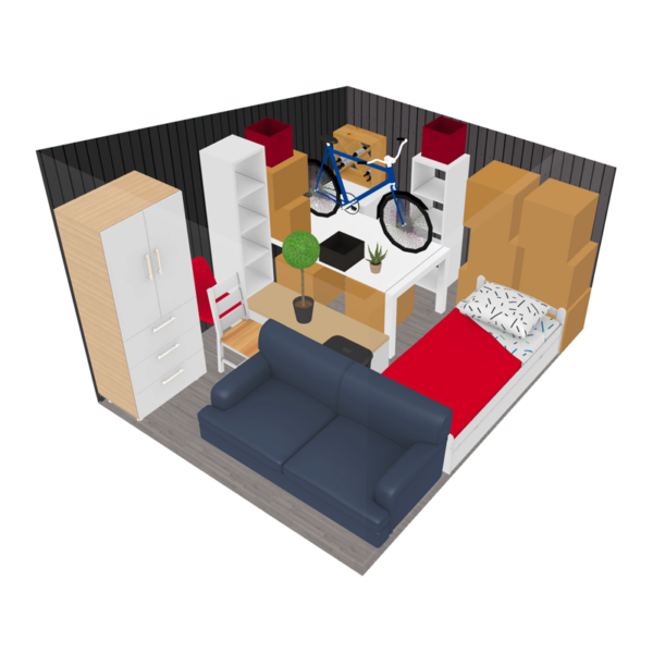 Box de 25m3 (11m2) (Mansardé)