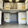 Entrance with freight elevator
