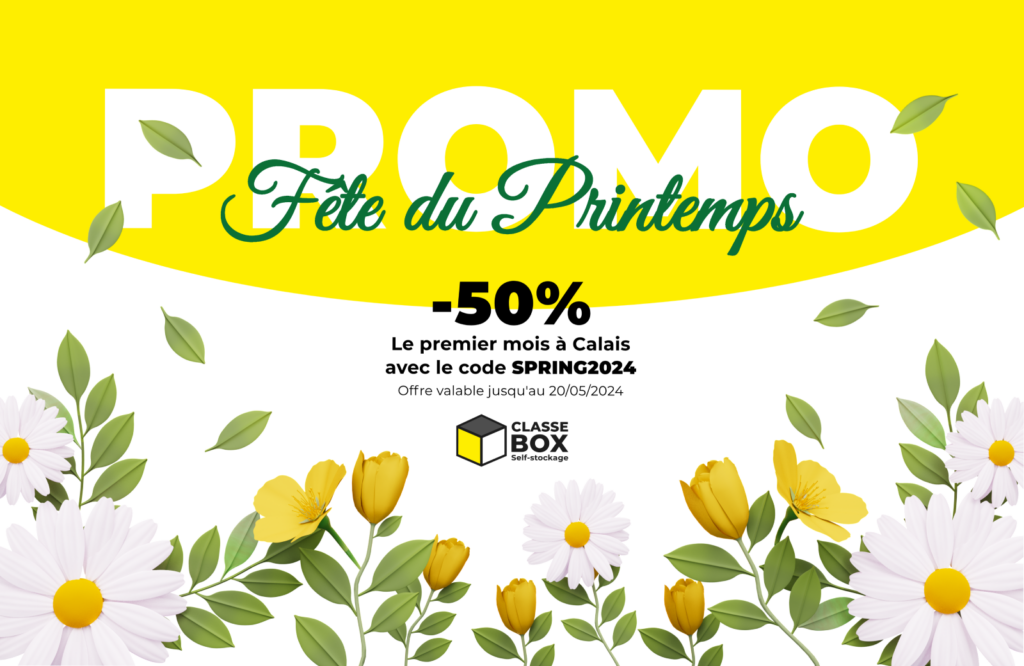 🌼📦 Promo spéciale Fête du Printemps à Calais ! 🌷🎉