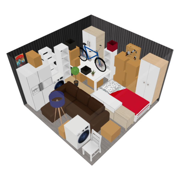 Box de 39m3 (15,5m2)