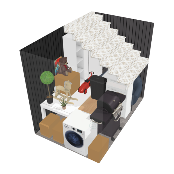 Box de 13m3 (6m2) (Mansardé) RDC