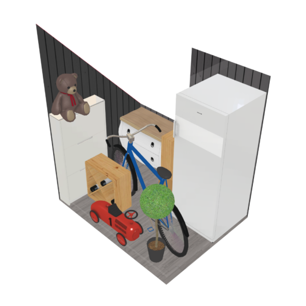 Box de 4m3 (2,5m2) (Mansardé)