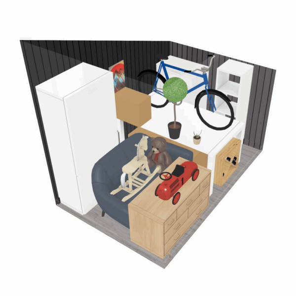 Box de 11m3 (5,5m2) (Mansardé)