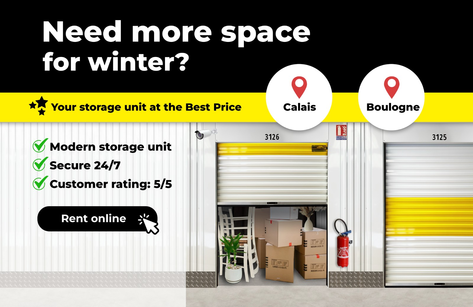 storage unit winter